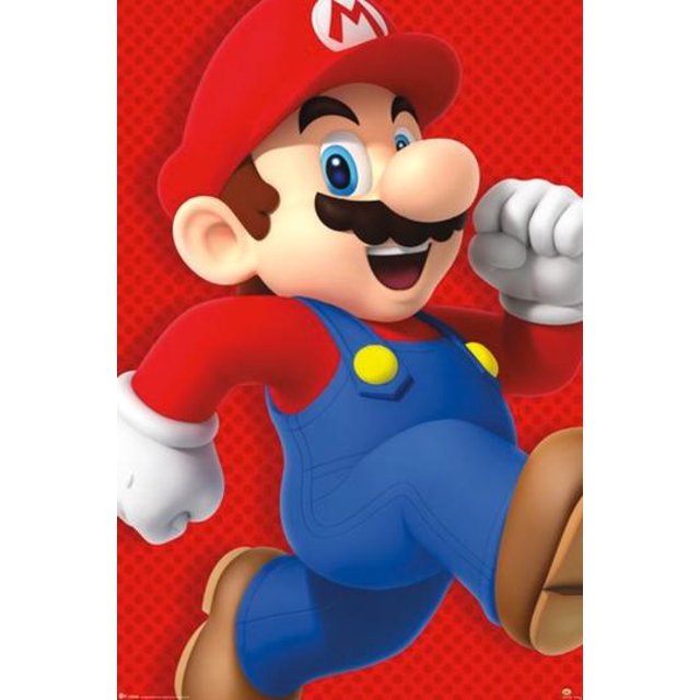 NINTENDO - SUPER MARIO - Affiche de Course