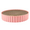 thumbnail image 3 of TISHITA Cat Scratcher Cardboard ,Cat Scratching Lounge Bed ,Round Carpets ,Mat Nest Play Pink, 3 of 8