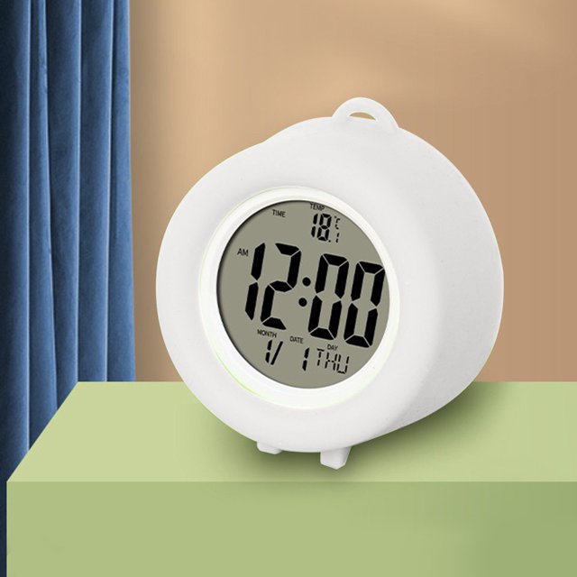 TopLLC Horloge Électronique Numérique Affichage LED Horloge Électronique Stéréo Affichage Numérique Réveil avec Répétition Commutation 12/24 H Compte à Rebours Heure Réveil Numérique