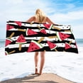 thumbnail image 1 of Microfiber Beach Towel Super Colorful Bath Towel Sandproof Beach Blanket Multi-Purpose Towel For Travel Swimming Pool 30x60 Inch, 1 of 7