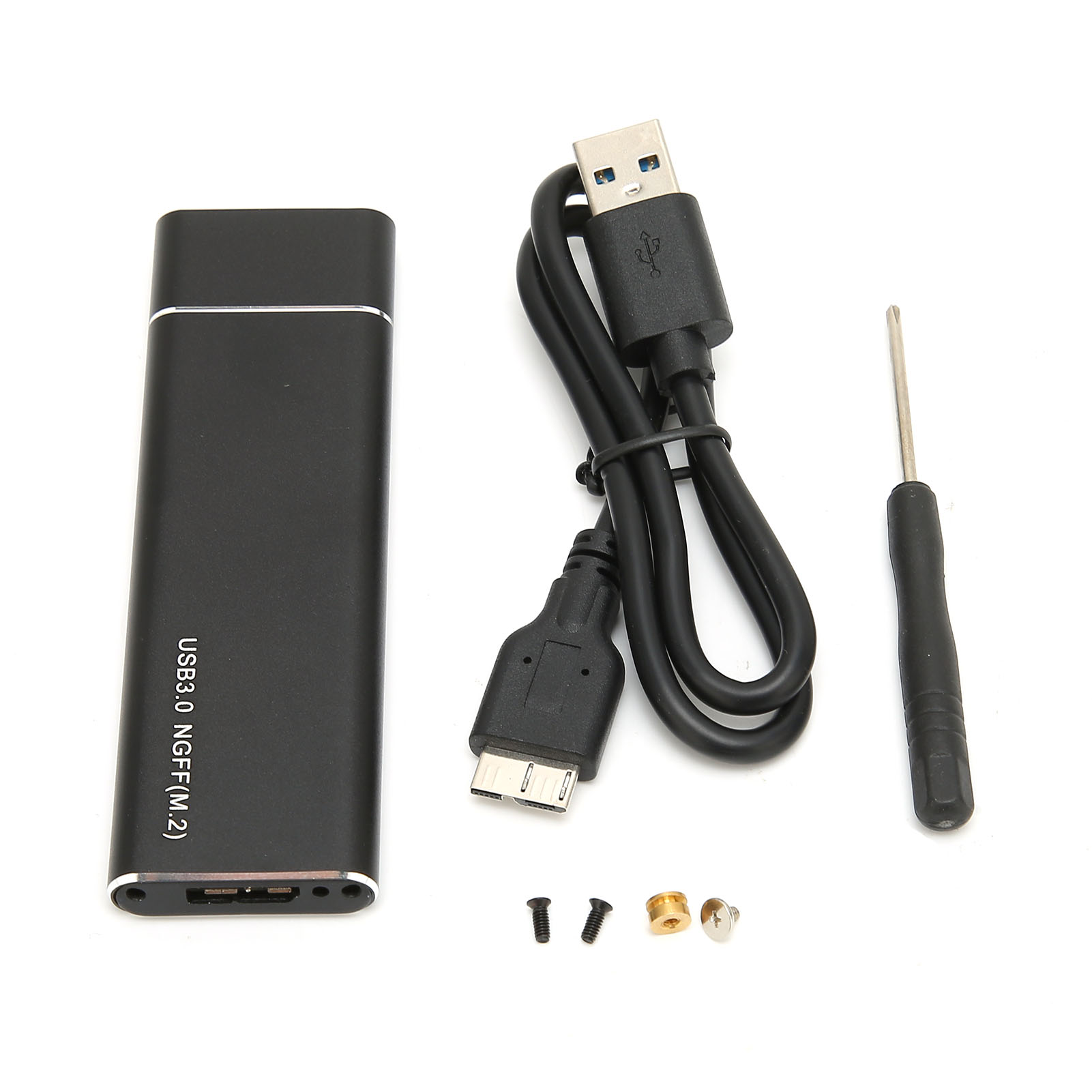 Hard Drive Enclosure, Simple Fashionable Ultraslim Hot Swap Plug Play USB3.0 HDD Enclosure USB3.0 Transmission Interface  For OS X For  Black