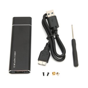 Hard Drive Enclosure, Simple Fashionable Ultraslim Hot Swap Plug Play USB3.0 HDD Enclosure USB3.0 Transmission Interface  For OS X For  Black