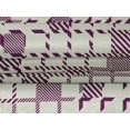 thumbnail image 5 of oneOone Velvet Wine Purple Fabric Striped Line Craft Projects Decor Fabric Printed By The Yard 58 Inch Wide, 5 of 5