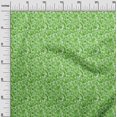 thumbnail image 2 of oneOone Tissu Vert en Polyester Spandex à Motifs Floraux, Tissu pour Robe, Tissu Imprimé au Mètre, 56 Pouces de Large-B8C, 2 of 4