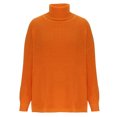 thumbnail image 4 of Wolfast Chandails à Col Montant pour Femmes Chandail Mode Couleur Col Haut Pull Tricoté Grand Col Rond Tricoté, 4 of 9