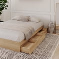thumbnail image 2 of Nexera Nordik 3 Drawer Storage Bed Natural Maple, 2 of 8