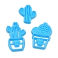 thumbnail image 2 of Oleegame 2PC Cookie Mold Baking Baking Cactus Bread Pizza Pan Candy BakewareTray Cake Kitchen，Dining Bar Blue, 2 of 5