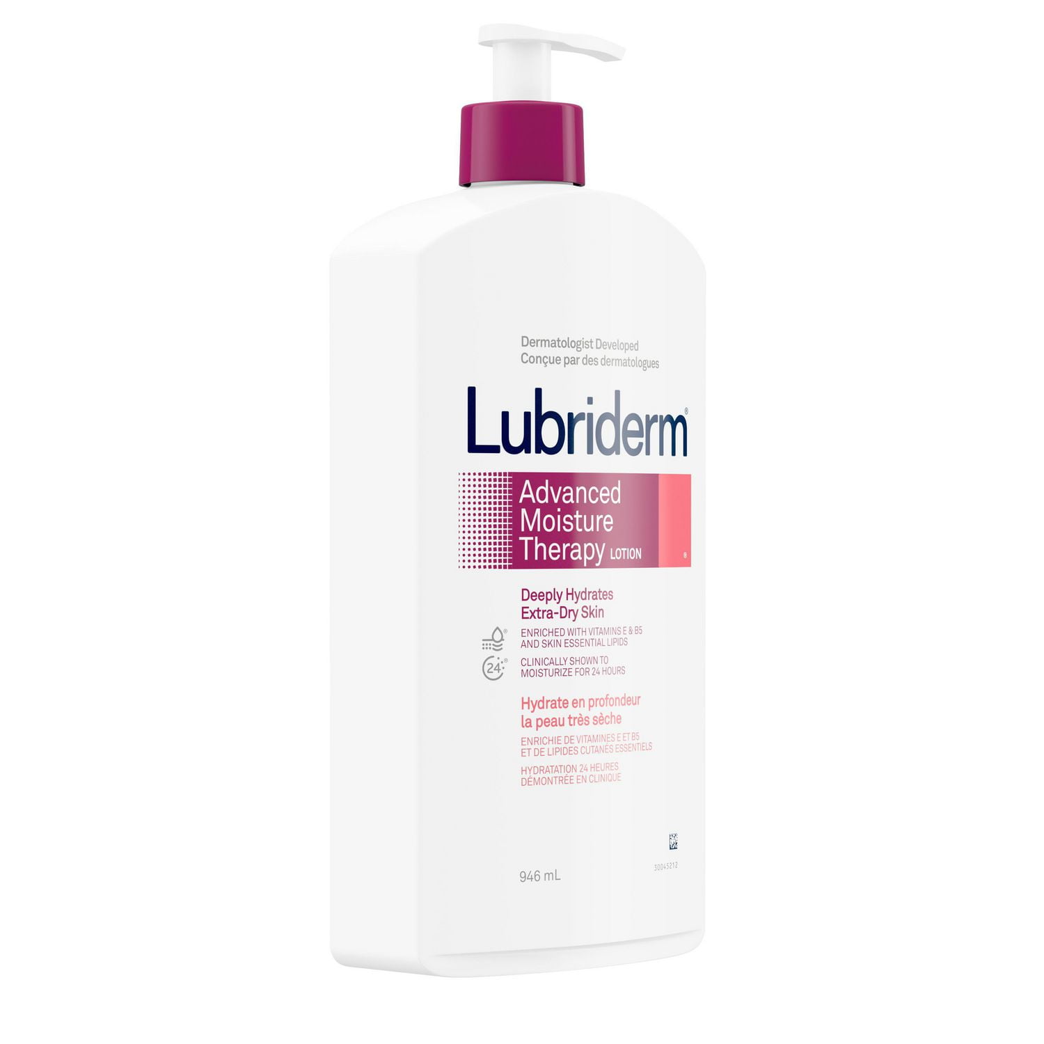 Lubriderm Advanced Moisture Therapy Lotion, Vitamines E et B5, 946 ml