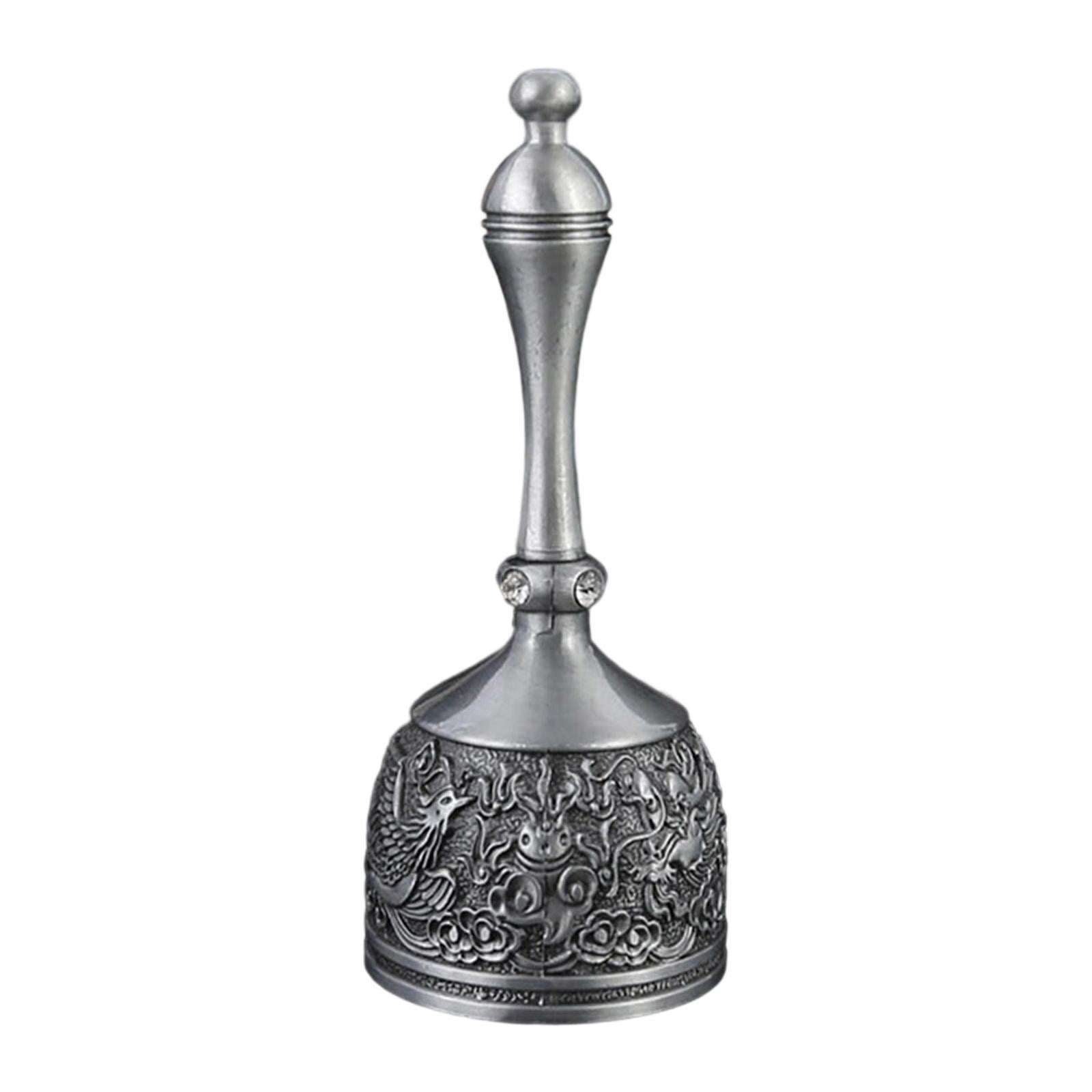Elodie Hand Cranked Bell Modern Collectible Lunch Bells for Party Classroom Meeting Type C