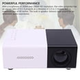 thumbnail image 3 of Mini Projector, 1080P Full HD Supported Video Projector, Portable Outdoor Home Theater Movie Projectors, Compatible with HD Multimedia Interface, USB, AV, Smartphone, 3 of 7