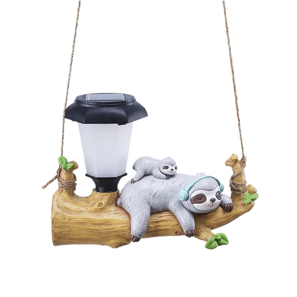 TopLLC Lumières Solaires à DEL pour Patio, Lumières Suspendues Paresseux, Animaux, Lumières Décoratives de Jardin Extérieur, Suspensions Solaires, Lumières Murales Solaires d'Extérieur, Lumières Murales Solaires en Liquidation