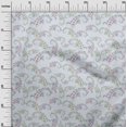 thumbnail image 3 of oneOone Georgette Viscose Light Blue Fabric Asian Paisley Sewing Craft Projects Fabric Prints By Yard 42 Inch Wide, 3 of 4
