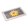 thumbnail image 1 of Becaristey Bath Rug Non Slip And Strong Absorbent Wear Resistant And Durable Daisy Pattern Gray Yellow Daisy, 1 of 6