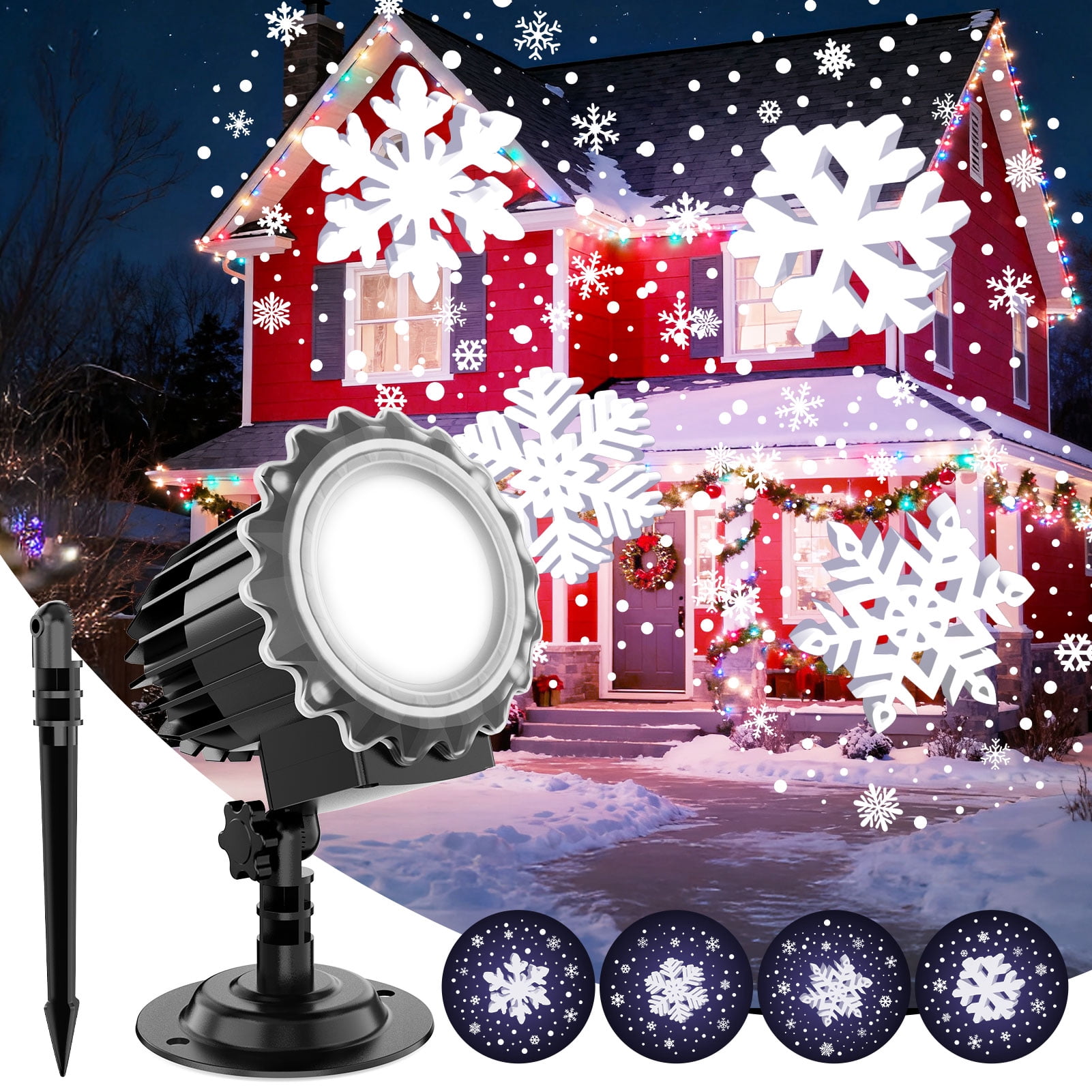 Rc Projector Game Tanbaby Snowflake Projector Lights, LED Christmas Projector Light ...