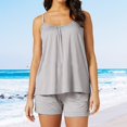thumbnail image 2 of HNMKIU Gym Racerback Tank Tops Shelf Bra Camisoles Adjustable Spaghetti Strap Tank Tops Basic Layer, 2 of 4