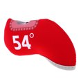 thumbnail image 2 of Professional Golf Club Headgear Sock with Iron - 54 Degree Red, 2 of 7