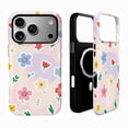 thumbnail image 1 of SKLYDDI Cute Floral Aesthetic Case for iPhone 17 Pro Max, Compatible with MagSafe, 1 of 7