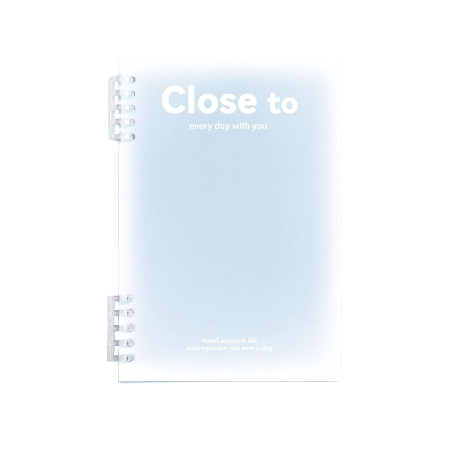 Blue B5 Spiral Bound Notebook Blue Wide Ruled Thick Paper Writing ...