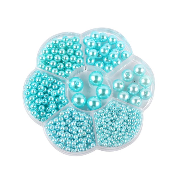 Baohd 1/2/3/5 1150pack/lot Bead Accessories Easy To Thread Wide Application Not Easy To Fade sky blue 1 Pc