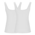thumbnail image 4 of Plebaso 2 Pack Ribbed Tank Tops for Women Spaghetti Strap Slim Tops Scoop Neck Sleeveless Summer Tops, 4 of 4