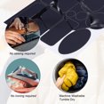thumbnail image 4 of Unique Bargains Down Jacket Patch Nylon Repair Tape, 6 Sheets Self Adhesive Cloth Fabric Patch, Dark Blue, Rectangle Oval, 4 of 5