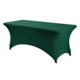 thumbnail image 1 of Stretchable Polyester Rectangle Table Cover for Outdoor Events – Elastic Fitted Design for Parties Weddings Banquets and Gatherings – Table Protector, 1 of 7