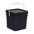 thumbnail image 4 of GUOOL Seau Carré avec Poignée et Couvercle Seau de Rangement pour Aliments Secs Peinture Eau 16 L, 4 of 9