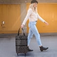 thumbnail image 4 of Sacs de Magasinage Réutilisables Chariot de Magasinage Pliable en Tissu Doux avec Roues Pliantes, Économie de Force, Réutilisable, Convient pour le Magasinage Ou le Voyage Petit Sac de Voyage, 4 of 5