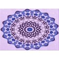 thumbnail image 1 of Ahgly Tapis Rectangulaire Lavable en Machine Intérieur Transitionnel Fleur Rose, 8 Pieds x 10 Pieds, 1 of 7