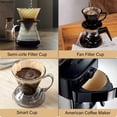 thumbnail image 4 of Small Coffee Filters, V60 Size 01, Set of 200, Disposable Cone Coffee Filters Paper, Natural Paper Filters for Pour Over Coffee Dripper and Coffee Maker (1-2 Cup), 4 of 5