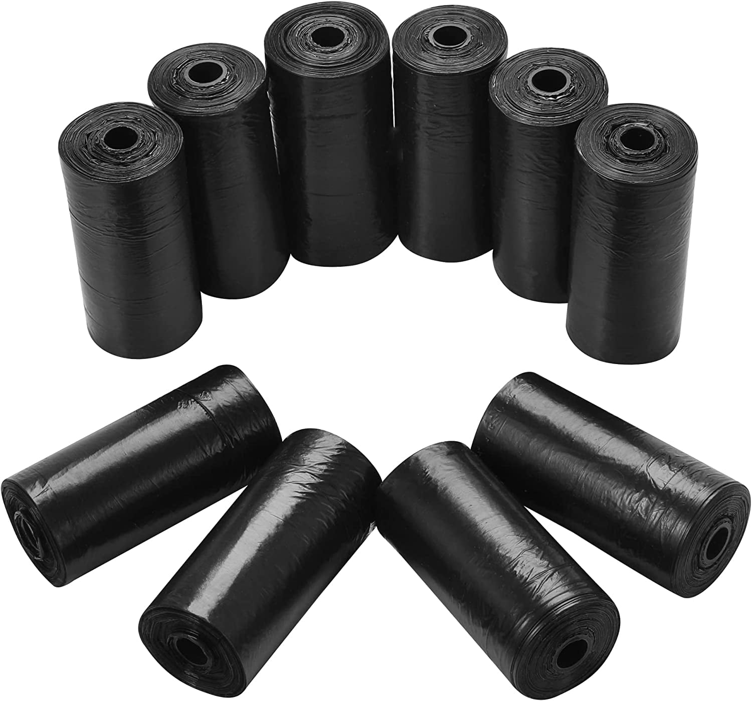 Mini Trash Bag, 10Rolls/200 Counts Strong Garbage bag for Car Trash Can/Small Sized Waste Bin/Desktop Trash Can, 0.5 gal Garbage Bags 12.0 * 8.7 inche