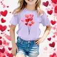 thumbnail image 1 of WEAIXIMIUNG T-Shirt à Manches Courtes pour Enfants Imprimé Décontracté 130, 1 of 4