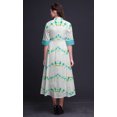 thumbnail image 3 of Bimba Robe-Chemise Mi-Mollet pour Femmes à Manches Retroussables, Boutonnée, Imprimée Teinture sur Nœuds - Grand, 3 of 5