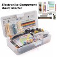thumbnail image 1 of 830 Kit de Démarrage de Composant Électronique de Planche à Pain Câble Résistance pour Arduino, 1 of 8
