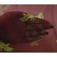 thumbnail image 4 of oneOone Viscose Chiffon Fabric Leaves|Bird & Floral Block Print Fabric BTY 42 Inch Wide, 4 of 4