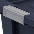 thumbnail image 4 of Sterilite Tuff1 Bac de Rangement de 30 Gallons avec Couvercle à Loquet, Bleu (Lot de 4), 4 of 8