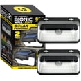 thumbnail image 1 of Bell + Howell Bionic Wall Light Max 2 Pack Solar Powered Motion Activated Outdoor Security Lights with COB LEDs, 1 of 6