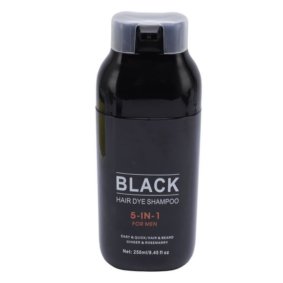 Hair Coloring Shampoo, Gray Hair Coverage Hair Dye Shampoo 250ml for Daily Use