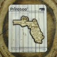 thumbnail image 1 of USA Florida State Map Wooden Magnet Souvenir Fridge Magnet Gift, 1 of 5