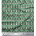 thumbnail image 1 of Soimoi Velvet Fabric Geometric Ethnic Decor Fabric Printed Yard 58 Inch Wide, 1 of 3