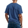 thumbnail image 4 of Chbgutlmr Chemises d'Été pour Hommes Col Rond Manches Courtes T-Shirts Moulants Amples Décontractés avec Poches, 4 of 9
