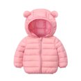 thumbnail image 2 of RXIRUCGD Children's Light Solid Color Cotton Jacket( Pink, Size:5-7 Years ), 2 of 3