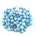 thumbnail image 3 of TISHITA 100 Pcs Boules de Jeux en Marbre Cadeaux de Fête Perles 16mm pour Garçon Enfants Bleu, 3 of 8