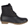 thumbnail image 1 of Sperry Bottes d'Hiver Saltwater Lux pour Femmes en Courtepointe Noire 7,5, 1 of 5