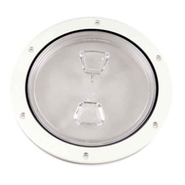 Beckson Marine DP60-W-C Visser Plaque de Pont- Blanc - 6 Po.
