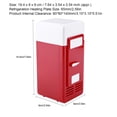 thumbnail image 4 of Beverage Fridge, 5 Minutes Refrigerator Temperature Portable Mini Fridge 7.64 X 3.54 X 3.54 Inch Beer Fridge, For Beverage Coffee Cans, 4 of 8