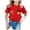 Red, variant on FhsagQ Tops Girls Shirts 2024 Children's European Cup Fashion Team Printed Short Sleeve Round Neck Top T Shirt Christmas Shirts for Girls 10-12 Shirts for Girls 9-10 Red 6-7 Years