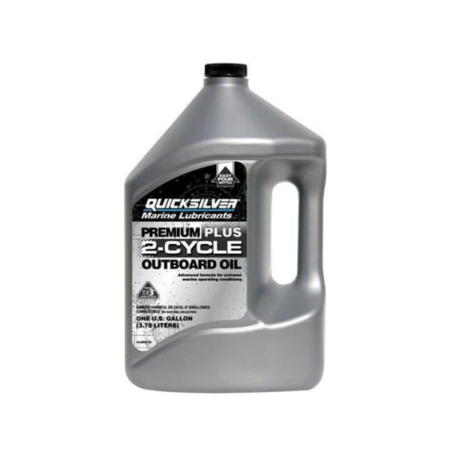 Quicksilver 71092802826Q1 Premium Plus 2- Cycle hors-Bord Gallon d'Huile - Lot de 3