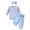 Sky Blue, variant on Splozh Newborn Baby Girls Clothes Outfits Girl Clothes Rib Knit Romper Daisy Print Pants Headband Baby Clothes for Girls Light Green,0-3 Months