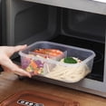 thumbnail image 4 of Dvkptbk Microwaveable Plastic Preservation Box Sealed Multi Compartment Bento Box Portable Student Lunch Box Lunch Box Dinner Pail Kitchen Storage & Organization Storage & Organization, 4 of 6
